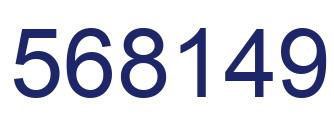 Número 568149 imagen azul