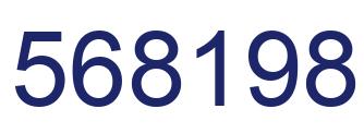Número 568198 imagen azul