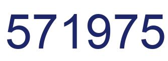 Number 571975 blue image