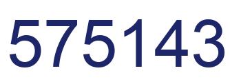 Número 575143 imagen azul