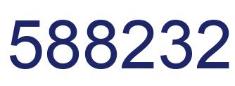 Número 588232 imagen azul