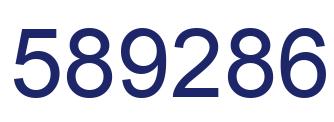 Número 589286 imagen azul