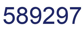 Number 589297 blue image