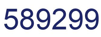 Número 589299 imagen azul