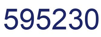 Número 595230 imagen azul