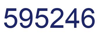 Número 595246 imagen azul