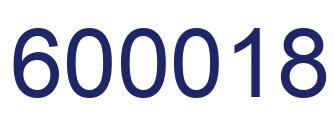 Number 600018 blue image