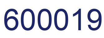 Number 600019 blue image