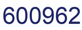 Number 600962 blue image
