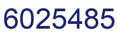 Número 6025485 imagen azul