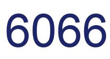 Number 6066 blue image