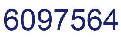 Número 6097564 imagen azul