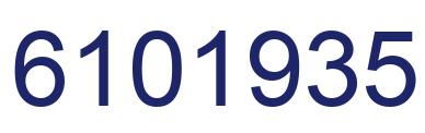 Number 6101935 blue image