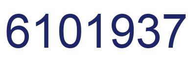 Number 6101937 blue image