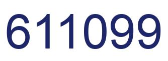 Número 611099 imagen azul