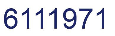 Número 6111971 imagen azul