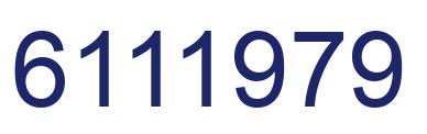 Número 6111979 imagen azul