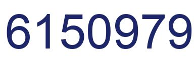 Número 6150979 imagen azul