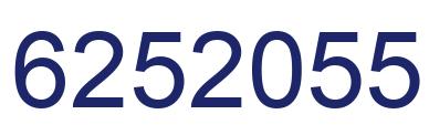 Number 6252055 blue image