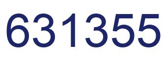 Número 631355 imagen azul