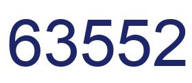 Número 63552 imagen azul