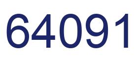 Número 64091 imagen azul