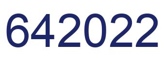 Número 642022 imagen azul