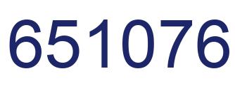 Número 651076 imagen azul