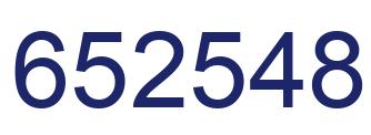 Número 652548 imagen azul