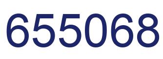 Number 655068 blue image