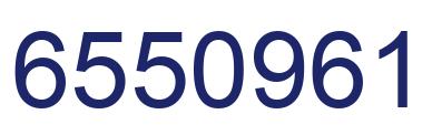 Number 6550961 blue image
