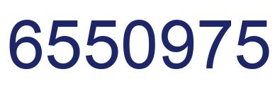 Number 6550975 blue image