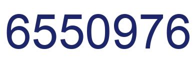 Number 6550976 blue image