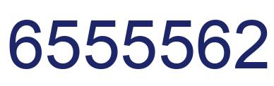Number 6555562 blue image