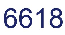 Number 6618 blue image