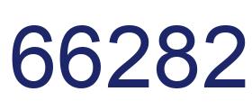 Número 66282 imagen azul