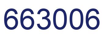 Number 663006 blue image