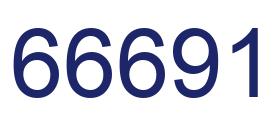 Número 66691 imagen azul