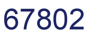 Número 67802 imagen azul