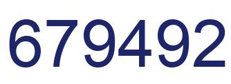 Número 679492 imagen azul