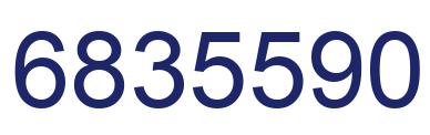 Número 6835590 imagen azul