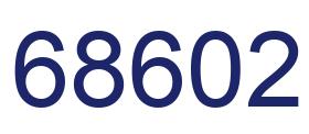 Número 68602 imagen azul