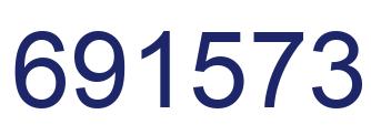 Number 691573 blue image