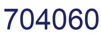 Número 704060 imagen azul
