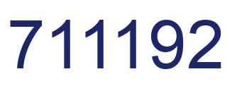Número 711192 imagen azul