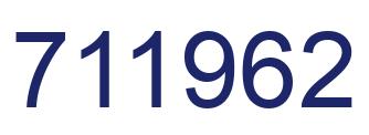 Número 711962 imagen azul