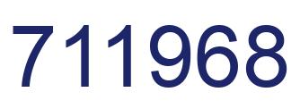 Número 711968 imagen azul