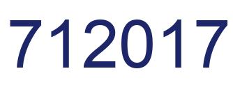 Number 712017 blue image