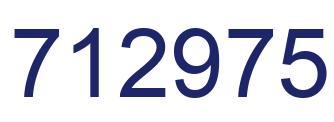 Número 712975 imagen azul