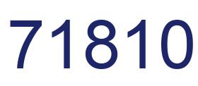 Número 71810 imagen azul